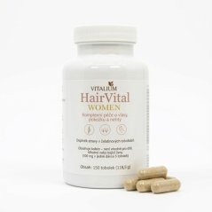 HairVital WOMEN – vitaminy na vlasy, pleť a nehty pro ženy, 150 kapslí