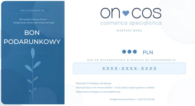 💙 Voucher podarunkowy Oncos