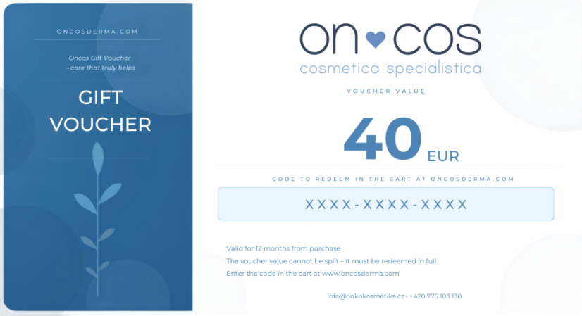 💙 Oncos Gift Voucher - Hodnota poukázky: 40