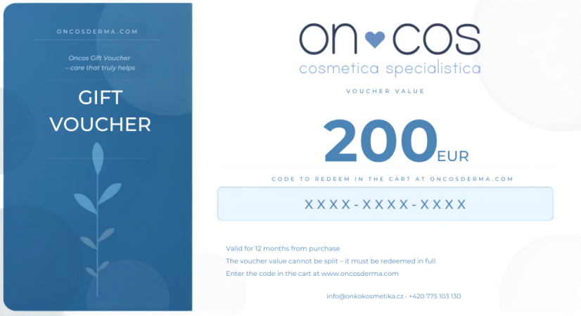 💙 Oncos Gift Voucher - Hodnota poukázky: 40