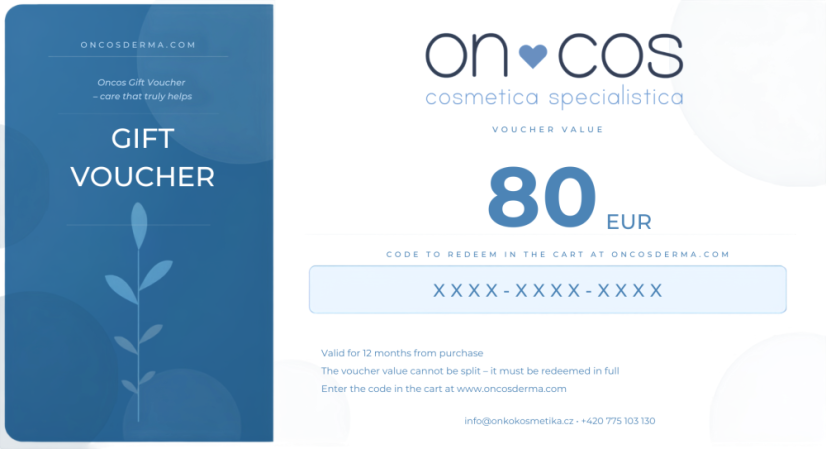 💙 Oncos Gift Voucher - Hodnota poukázky: 40