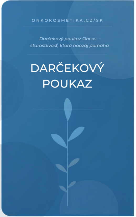 💙 Darčeková poukážka starostlivosti Oncos